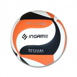 Мяч в/б INGAME FLUO IVB-103 черный/белый/оранжевый
