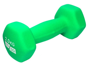 Гантель для фитнеса SPRINTER GO DO неопрен 2кг, зеленый