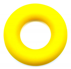 Эспандер кистевой FREESPORT "Кольцо" 40 кг гладкий, желтый