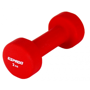 Гантель для фитнеса ESPADO ES1115, 2 кг неопреновая