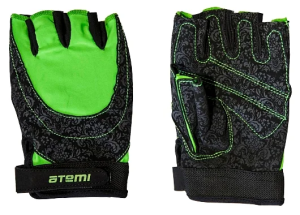 Перчатки для фитнеса ATEMI AFG-06 зеленый, р. М