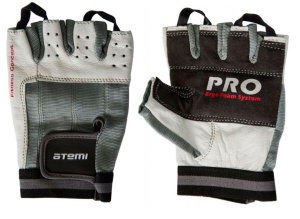 Перчатки для фитнеса ATEMI AFG-02 черный/белый, р. L