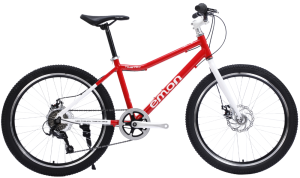Велосипед TIMETRY 24" 071 (7ск., хард, алюм.) красный