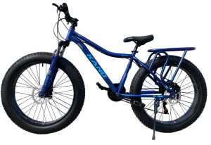 Велосипед KANO 26" FAT 215 (24ск., сталь, хард.) синий/голубой