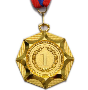 Медаль Е04-1 "Звезда", 1 место. Диаметр 6,5 см