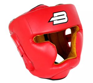 Шлем боксерский BOYBO Winner Flexy BP2004 красный р. XL (закрытый)