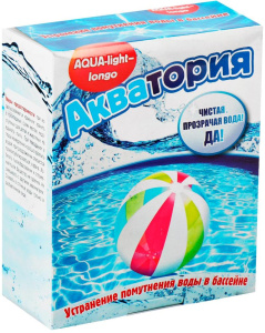 Средство для бассейнов AQUA-light-long "Акватория", от помутнения воды, 500 г (4359507)