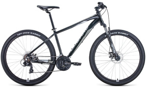 Велосипед FORWARD 27,5" APACHE 2.0 (21 ск., рост 19", хард.) черный/серый