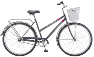 Велосипед STELS 28" Navigator 300 Lady (1 ск., женский, с корзиной) серый
