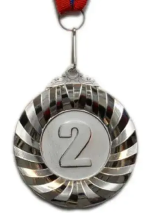 Медаль Е03-2, 2 место. Диаметр 6,5 см