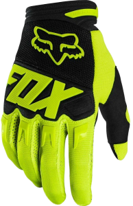 Перчатки мото FOX желтые (XL)