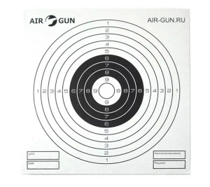 Мишени белые AIR-GUN.RU (50шт)