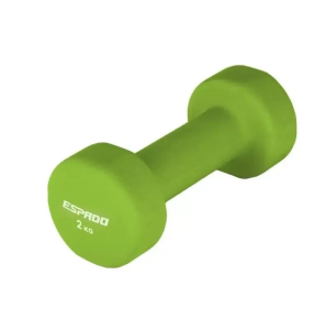Гантель для фитнеса ESPADO ES1115, 2 кг, зеленый, неопрен
