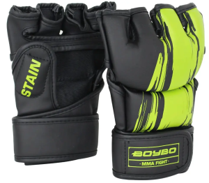 Перчатки для mixfight Boybo Stain BGM311 Флекс, цв. зеленый, р-р, XS