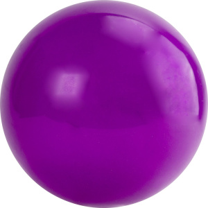 Мяч для художественной гимнастики однотонный AG-15-05, d-15 см, PVC, фиолетовый