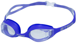 Очки для плавания ATEMI N8401 силикон (син)