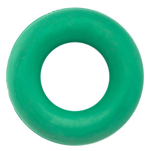 Эспандер кистевой FREESPORT "Кольцо" 20 кг гладкий, зеленый