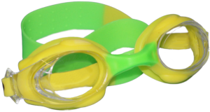 Очки для плавания SPRINTER LX-1300 с антифогом (желто-зеленые)