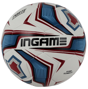 Мяч ф/б INGAME PORTE hybrid technology, р.5 белый/серый (IFB-226)