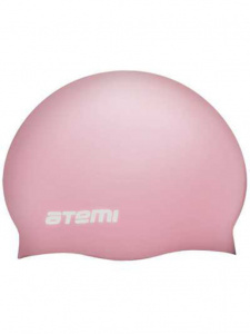 Шапочка для плавания ATEMI SC305 силикон,розовая