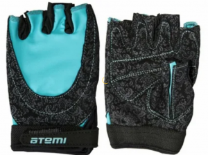 Перчатки для фитнеса ATEMI AFG-06 голубой, р. S