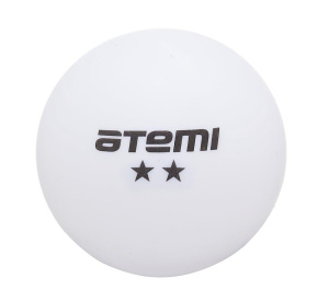 Мячи для н/т ATEMI ATB202 2* бел 6 шт