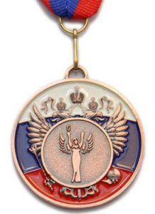 Медаль 5200-9, d - 50мм (цвет "бронза"). Ника