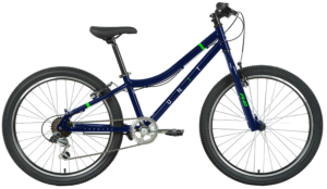 Велосипед FORWARD 24" UNIT 1.0 (6 ск., хард. сталь) т.синий/ярко- зеленый