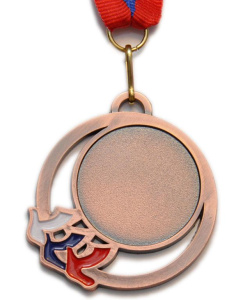 Медаль 5201-22 d - 65мм (цвет "бронза") РАДОЛЬ