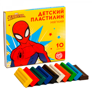 Игра Пластилин DISNEY "Детский. Человек-паук"  10 цвета, 150гр (5301711)