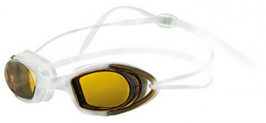 Очки для плавания ATEMI N9101M силикон (бел/оранж)