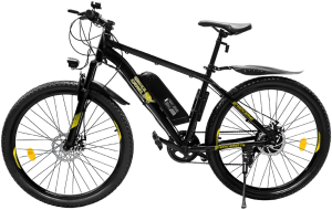 Электровелосипед GREEN CAMEL Класс А (27,5", 350W, 10Ah, 7ск.,) черный/желтый