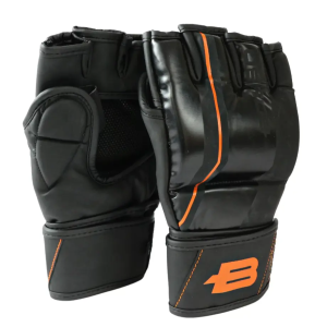 Перчатки для mixfight Boybo B-series, цв. черный/оранжевые, р-р, L