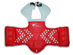 Защита груди SPRINTER ZZT-010-5 для тхэквондо. Размер: 5. Цвет: красный/синий