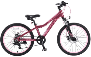 Велосипед TECH TEAM 24" ELIS (7 ск., рост 13",  хард) красный