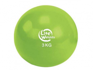 Медбол Lite Weights 1703 3кг (салатовый)