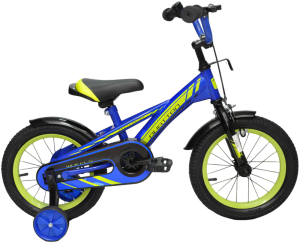 Велосипед TECH TEAM 14" QUATTRO  (1ск.) синий
