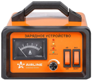 Зарядное устройство Airline,5А, 6В / 12В, амперметр ACH-5A-06 (2410970)