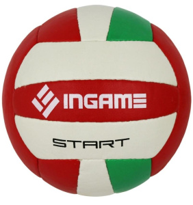 Мяч в/б INGAME START зеленый/белый/красный