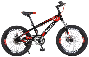 Велосипед MDS 22" KT 003 (21 ск., хард, 12", сталь.) черный/красный