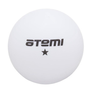 Мячи для н/т ATEMI ATB102 1* бел 6 шт