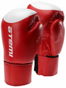 Перчатки боксерские ATEMI LTB19009 Кожа красный/бел.мишень Р-р 8 OZ