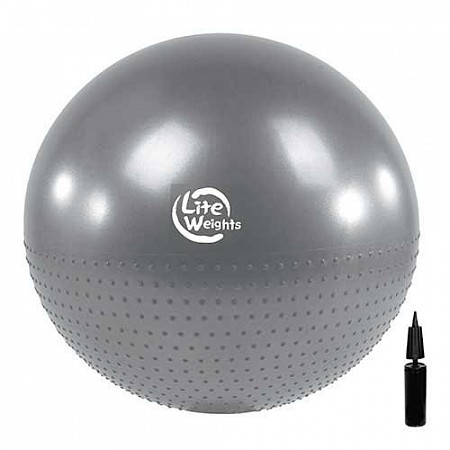 Мяч гимнастический Lite Weights BB010-26, d-65см, (с массажными шипами, антивзрыв, насос), макс. нагрузка 100кг
