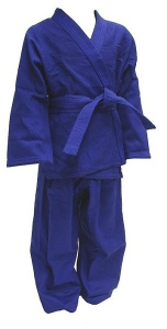 Кимоно для дзюдо AX7 синие, плотность 625 гр/м2, р-р, 52-54/180
