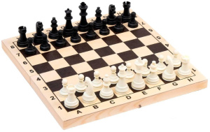 Игра настольная ШАХМАТЫ 29х29см (король h-6.5 см, пешка h-3.5 см) (2879453)