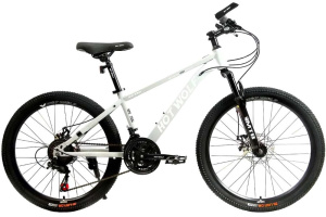 Велосипед HOTWOLF 24" 560 (21 ск., хард, сталь) серый