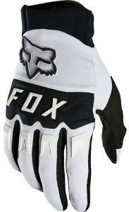 Перчатки мото FOX белые (M)