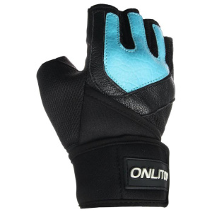 Перчатки для фитнеса ONLYTOP, цв. голубой (2942336)