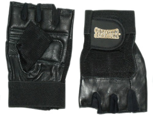 Перчатки для т/а SPRINTER кожа, ткань, черный р. L (167-170) (16224)