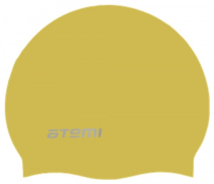 Шапочка для плавания ATEMI RC306 силикон (б/м), золото